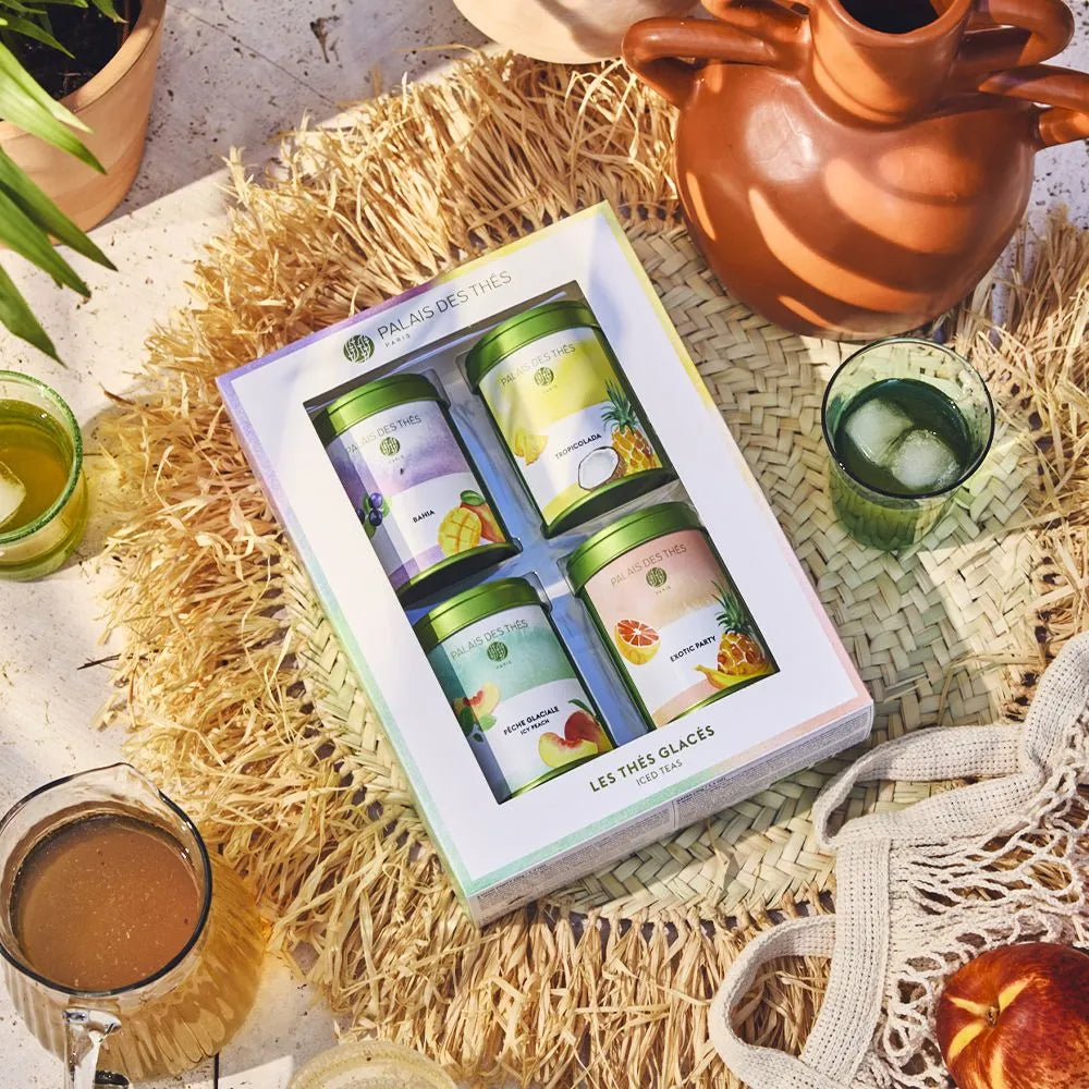 PALAIS DES THÉS - ICED TEA MINI VARIETY SET (4 TINS, LOOSE LEAF TEA)