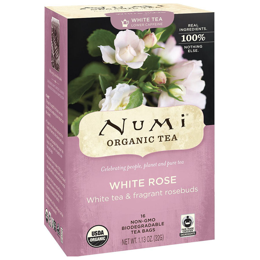 NUMI TEA - WHITE ROSE TEA (16 TEA BAGS, 1.13 OZ)