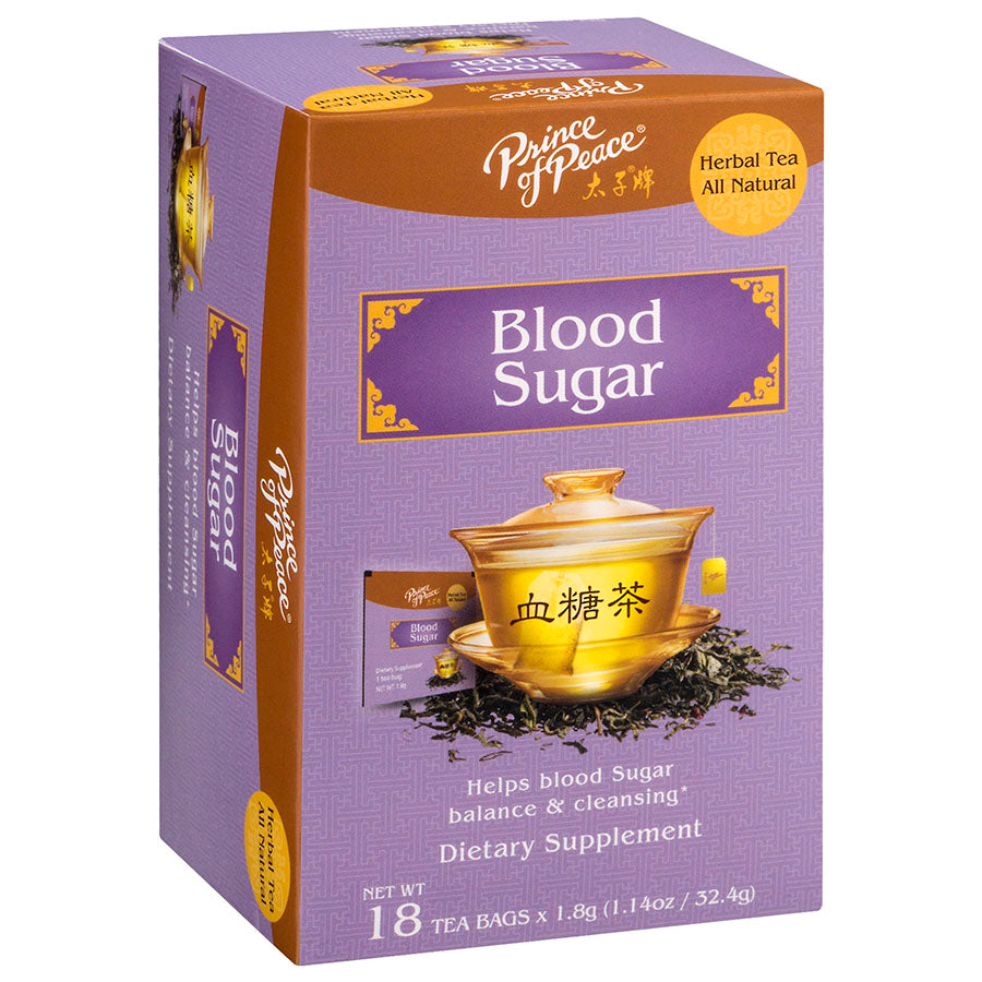 PRINCE OF PEACE - BLOOD SUGAR HERBAL TEA (18 TEA BAGS, 1.14 OZ)