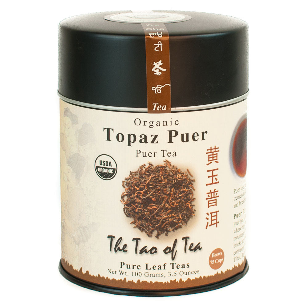THE TAO OF TEA - TOPAZ PUER LOOSE LEAF TEA (3.5 OZ TIN)
