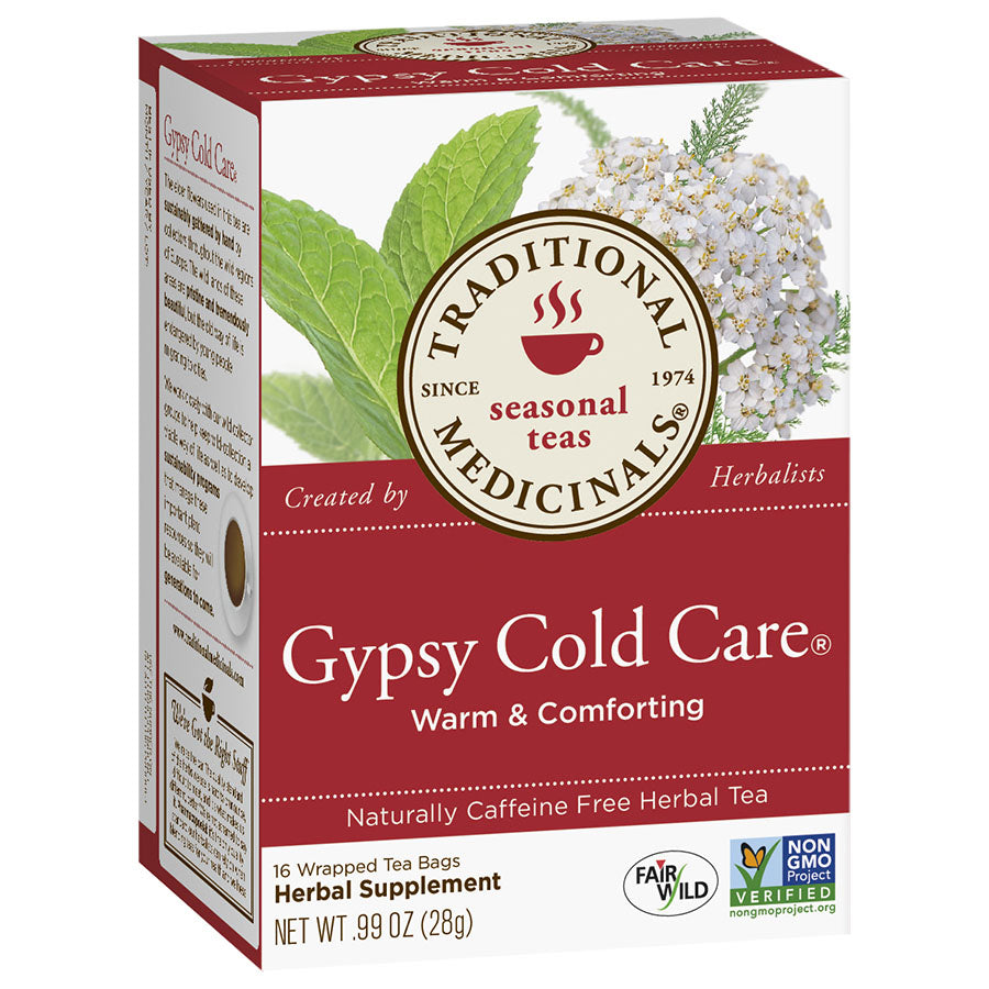 TRADITIONAL MEDICINALS - HERBAL COLD CARE TEA (16 TEA BAGS, 0.99 OZ)