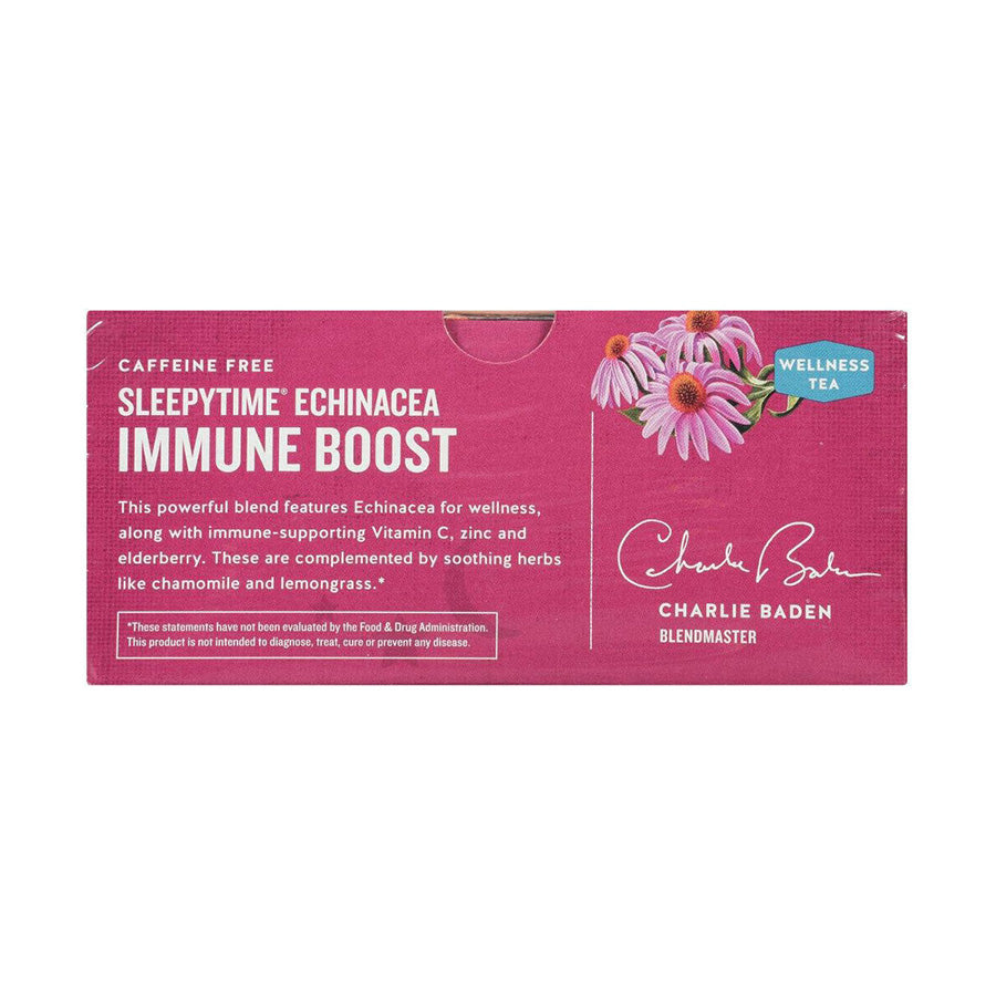 CELESTIAL SEASONINGS - SLEEPYTIME ECHINACEA IMMUNE BOOST HERBAL TEA (20 TEA BAGS, 1.3 OZ)