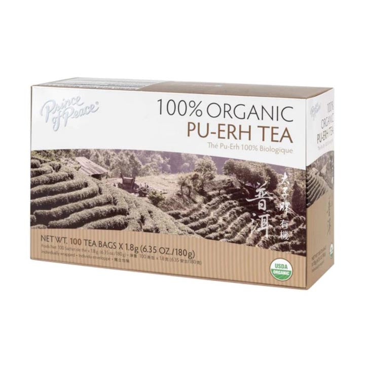 PRINCE OF PEACE - ORGANIC PU-ERH TEA (100 TEA BAGS, 6.35 OZ)