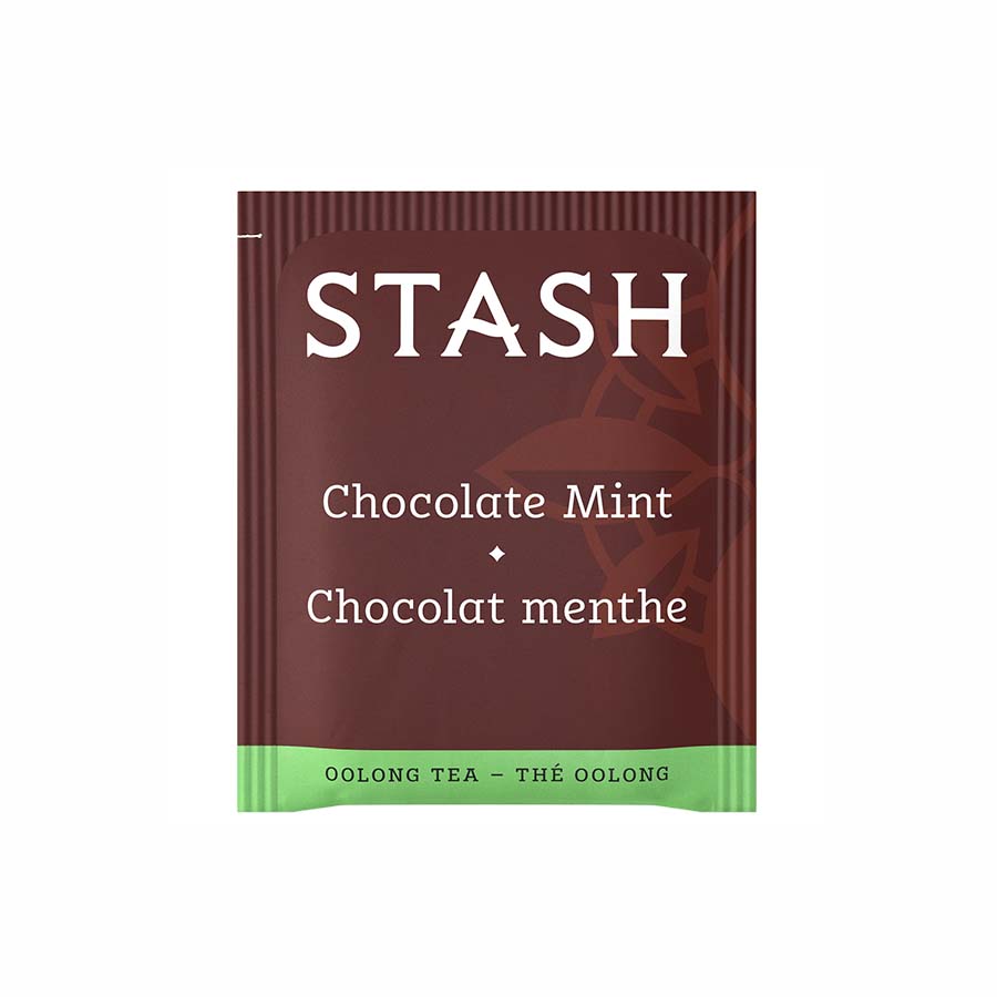 STASH TEA - CHOCOLATE MINT OOLONG TEA (18 TEA BAGS, 1.2 OZ)