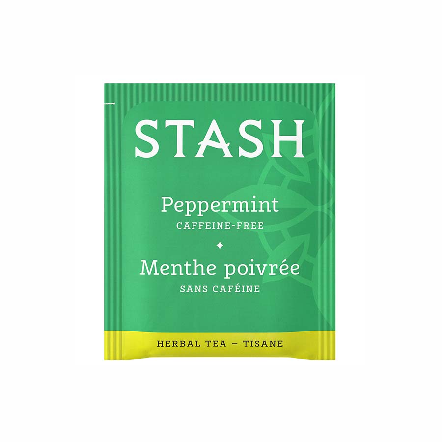 STASH TEA - PEPPERMINT HERBAL TEA (20 TEA BAGS, 0.7 OZ)