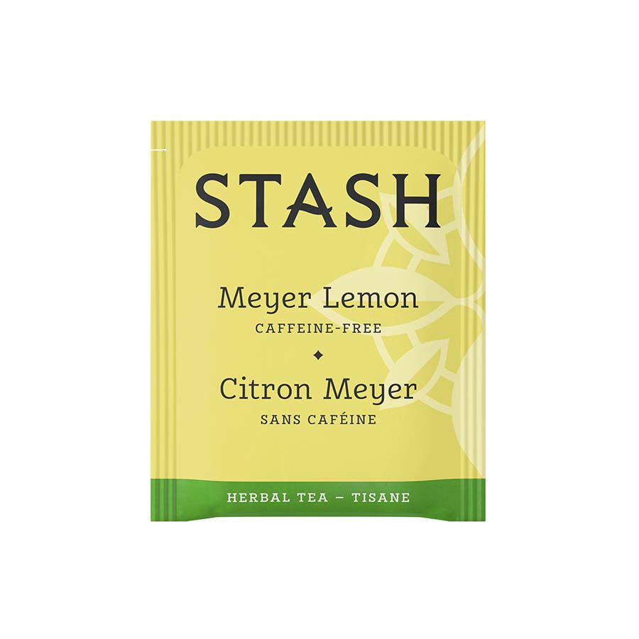 STASH TEA - MEYER LEMON HERBAL TEA (20 TEA BAGS, 1.3 OZ)