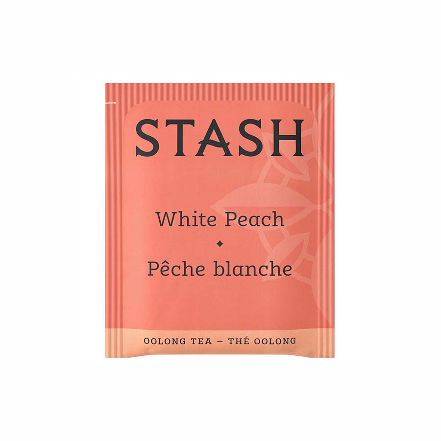 STASH TEA - WHITE PEACH OOLONG TEA (18 TEA BAGS, 1.2 OZ)