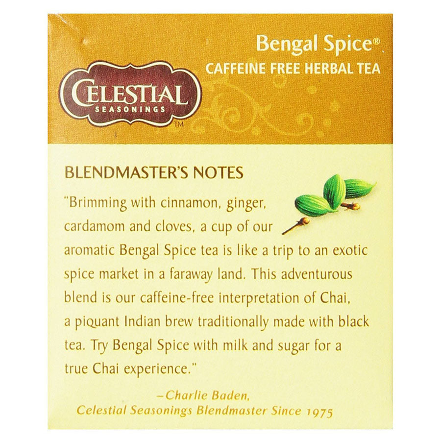 CELESTIAL SEASONINGS - BENGAL SPICE HERBAL TEA (20 TEA BAGS, 1.7 OZ)