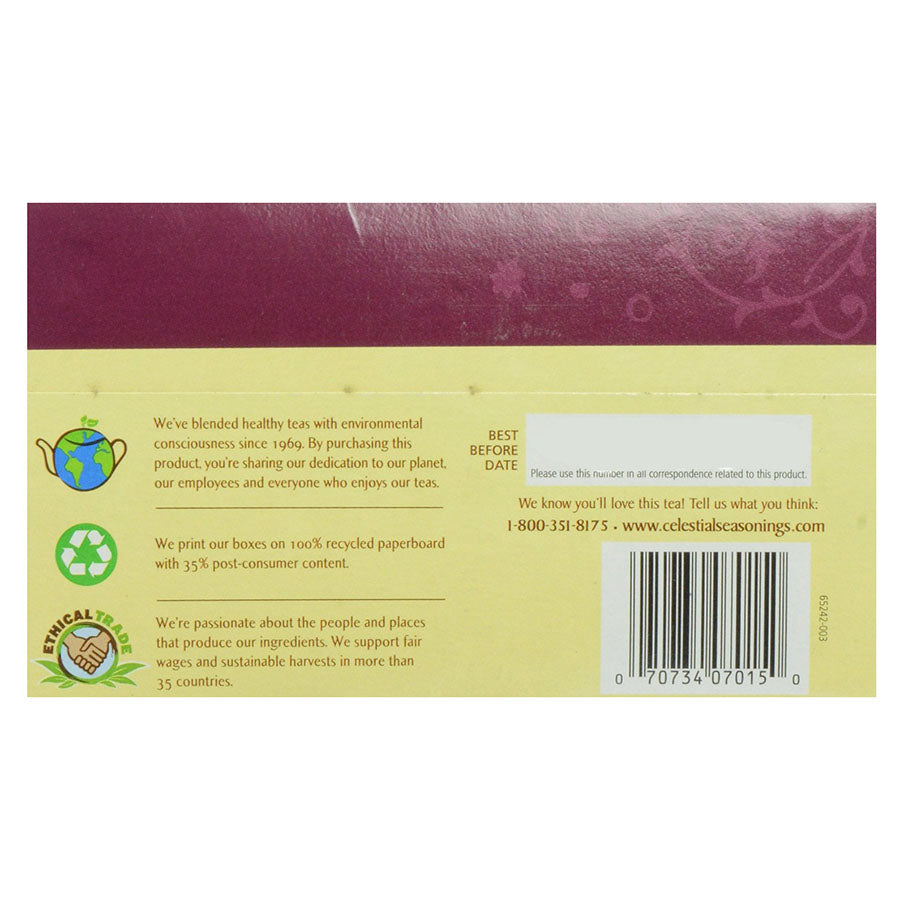 CELESTIAL SEASONINGS - MORNING THUNDER BLACK TEA (20 TEA BAGS, 1.4 OZ)