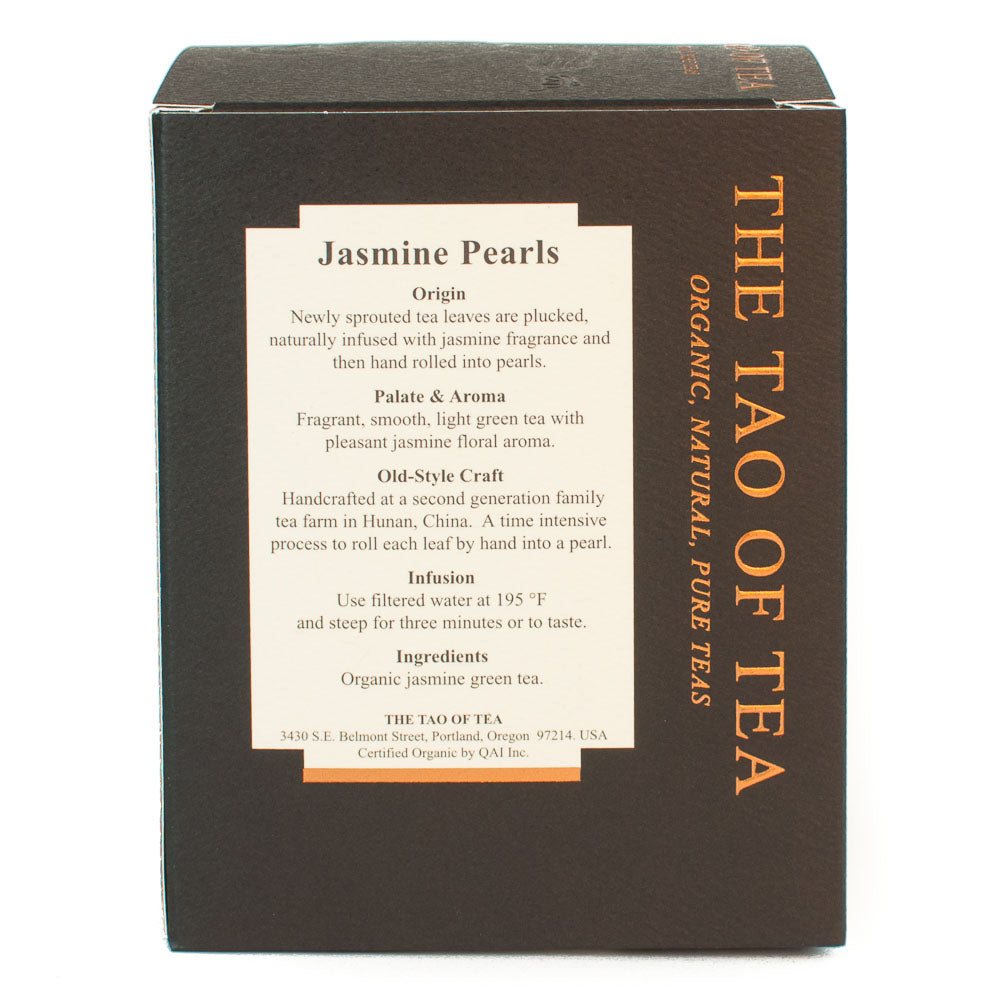 THE TAO OF TEA - JASMINE PEARL GREEN TEA (15 PYRAMID SACHETS, 1.05 OZ)