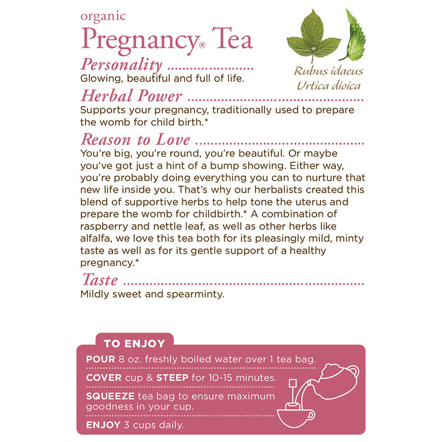TRADITIONAL MEDICINALS - ORGANIC PREGNANCY TEA (16 TEA BAGS, 0.99 OZ)