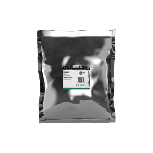 FRONTIER CO-OP GINGER ROOT, CUT & SIFTED (1 LB, ORGANIC)