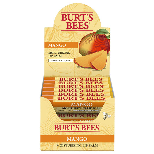 BURT'S BEES MANGO BUTTER LIP BALM REFILL BOX (12 PACK BOX)