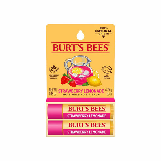BURT'S BEES STRAWBERRY LEMONADE LIP BALM (2 PACK)