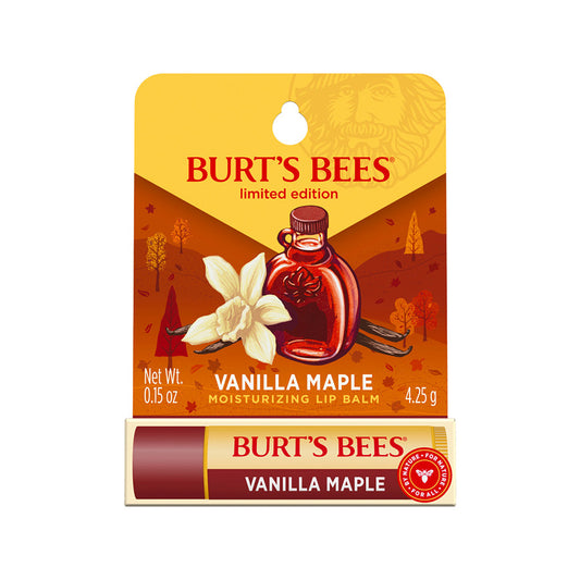 BURT'S BEES VANILLA MAPLE LIP BALM (1 TUBE, 0.15 OZ)