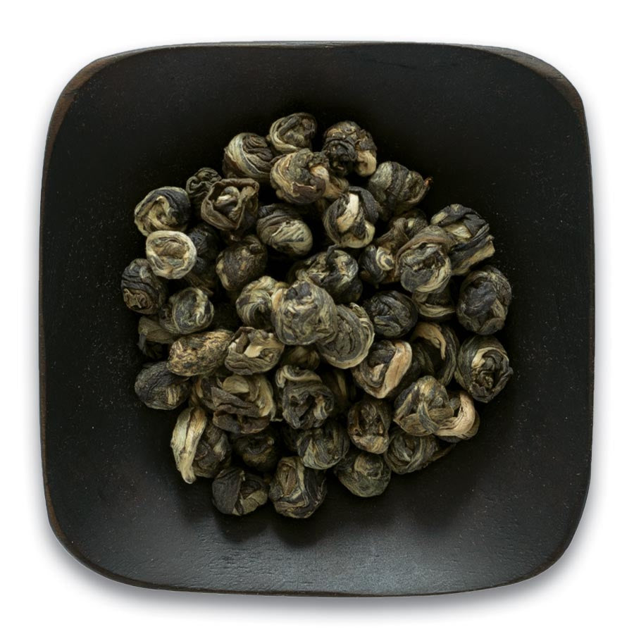 FRONTIER CO-OP JASMINE PEARLS GREEN TEA, ORGANIC (1 LB, KOSHER)