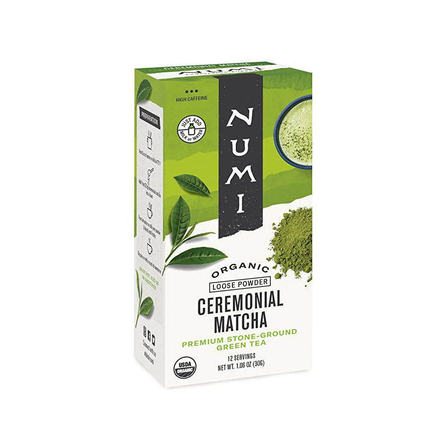 NUMI TEA - ORGANIC CEREMONIAL MATCHA LOOSE LEAF TEA (12 SERVINGS, 1.06 OZ)