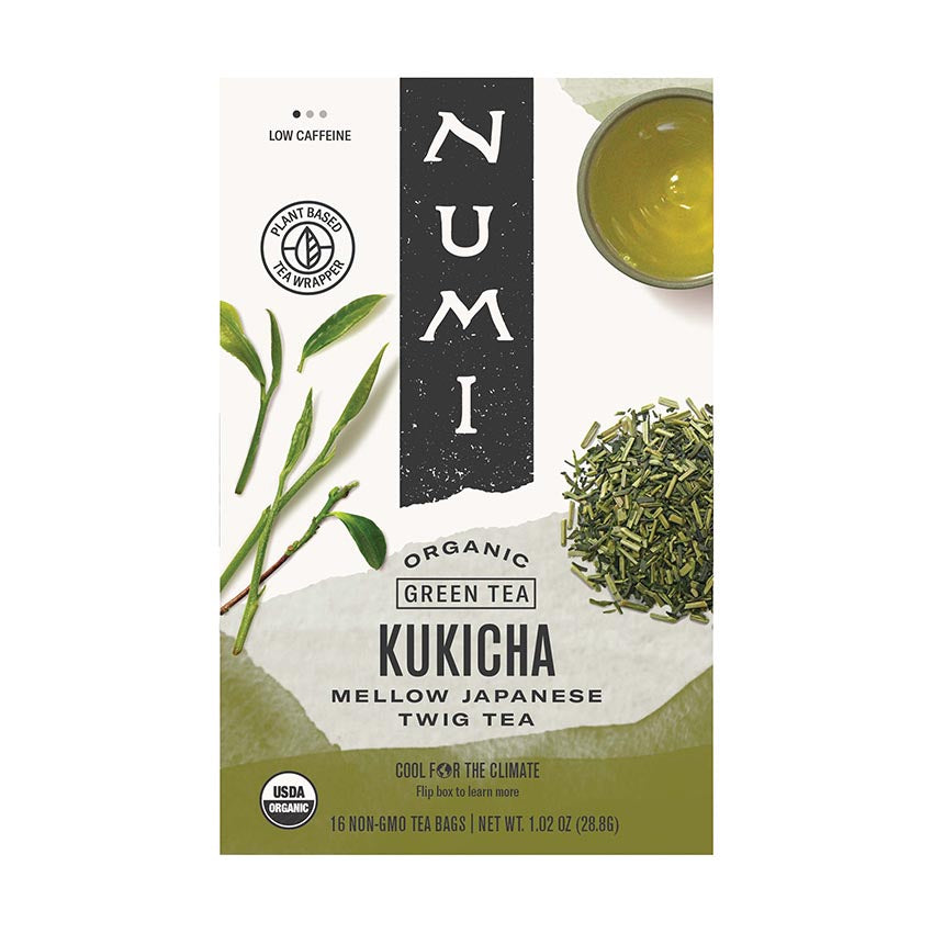 NUMI ORGANIC TEA - KUKICHA TEA (16 TEA BAGS, 1.02 OZ)