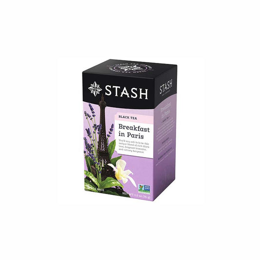 STASH TEA - BREAKFAST IN PARIS BLACK TEA (18 TEA BAGS, 1.2 OZ)