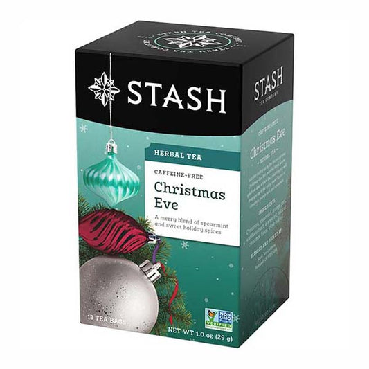 STASH TEA - CHRISTMAS EVE HERBAL TEA (18 TEA BAGS, 1.0 OZ)
