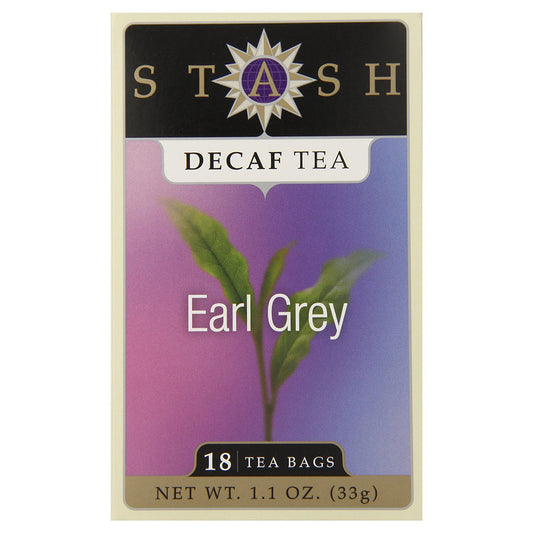 STASH TEA - DECAF EARL GREY TEA (18 TEA BAGS, 1.1 OZ)