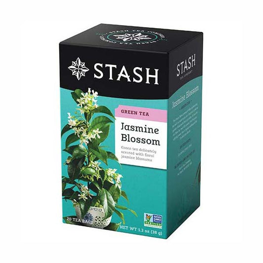 STASH TEA - JASMINE BLOSSOM GREEN TEA (20 TEA BAGS, 1.3 OZ)