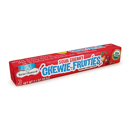 TORIE & HOWARD - SOUR CHERRY CHEWIE FRUITIES (10 PCS, 2.1 OZ)