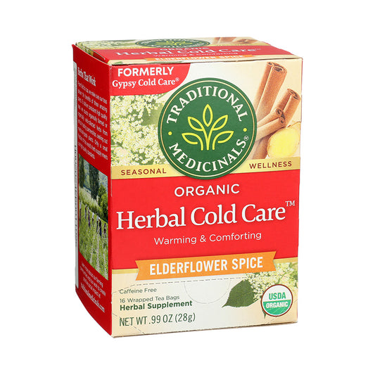 TRADITIONAL MEDICINALS - HERBAL COLD CARE TEA (16 TEA BAGS, 0.99 OZ)