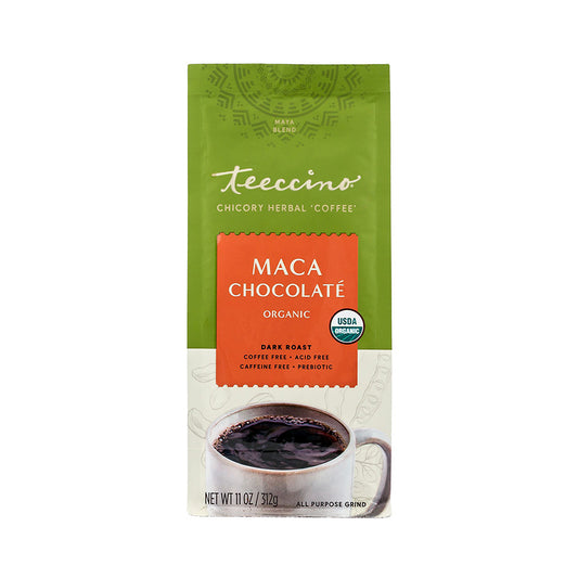 TEECCINO - CHOCOLATE DARK ROAST HERBAL COFFEE (11 OZ)