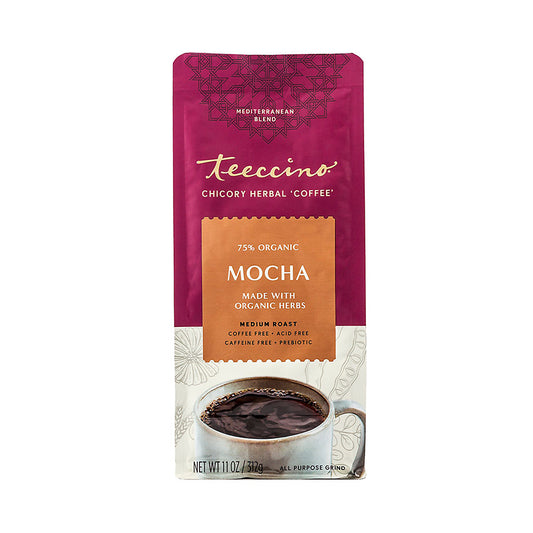 TEECCINO - MOCHA HERBAL COFFEE (11 OZ)