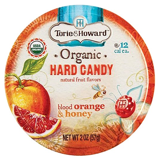 TORIE & HOWARD - BLOOD ORANGE & HONEY HARD CANDY (2 OZ)