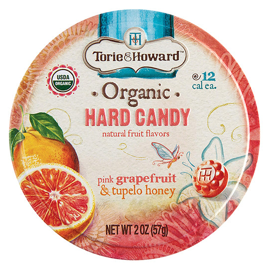 TORIE & HOWARD - GRAPEFRUIT & HONEY HARD CANDY (2 OZ)