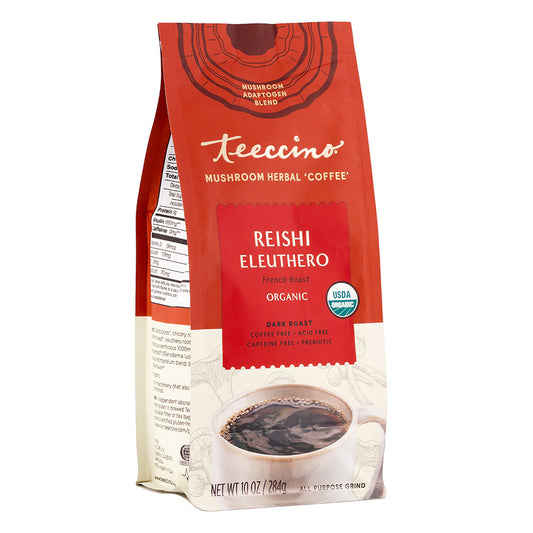 TEECCINO - REISHI ELEUTHERO HERBAL COFFEE (10 OZ)