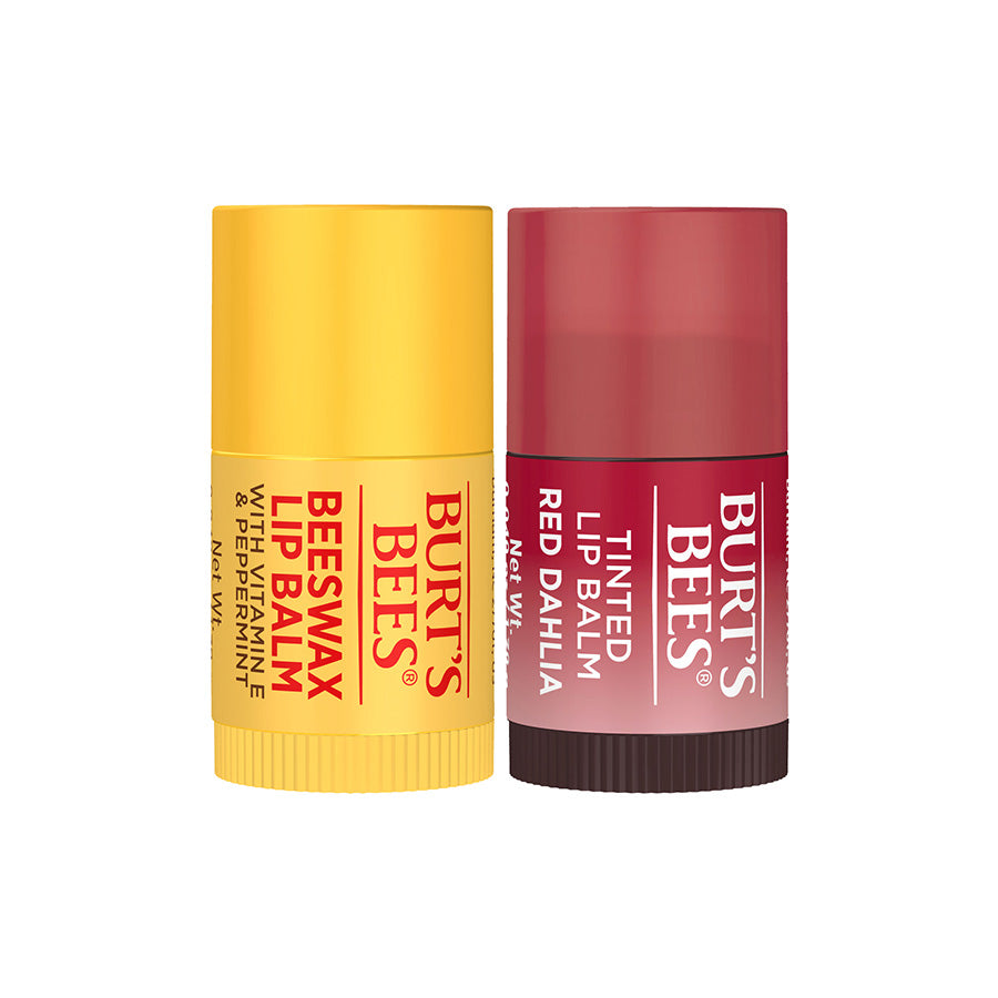 Burts Bees Holiday Red Dahlia Mini Lip Balms 2 Pack Tastesliketea 4312