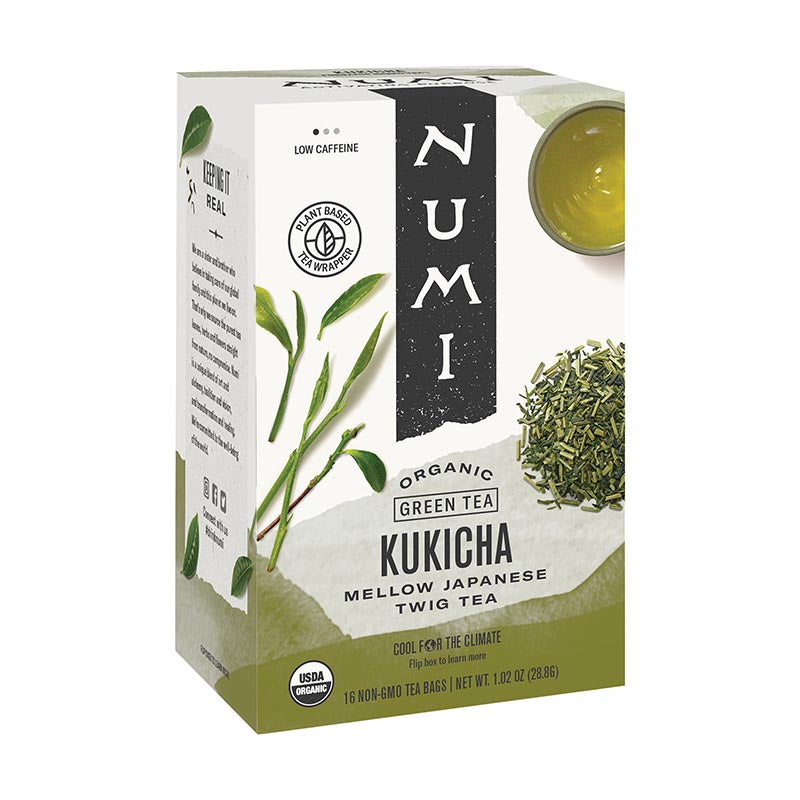 NUMI ORGANIC TEA - KUKICHA TEA (16 TEA BAGS, 1.02 OZ)