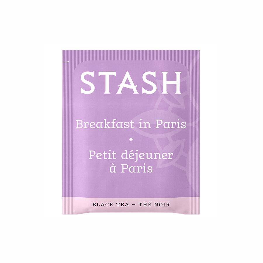 STASH TEA - BREAKFAST IN PARIS BLACK TEA (18 TEA BAGS, 1.2 OZ)