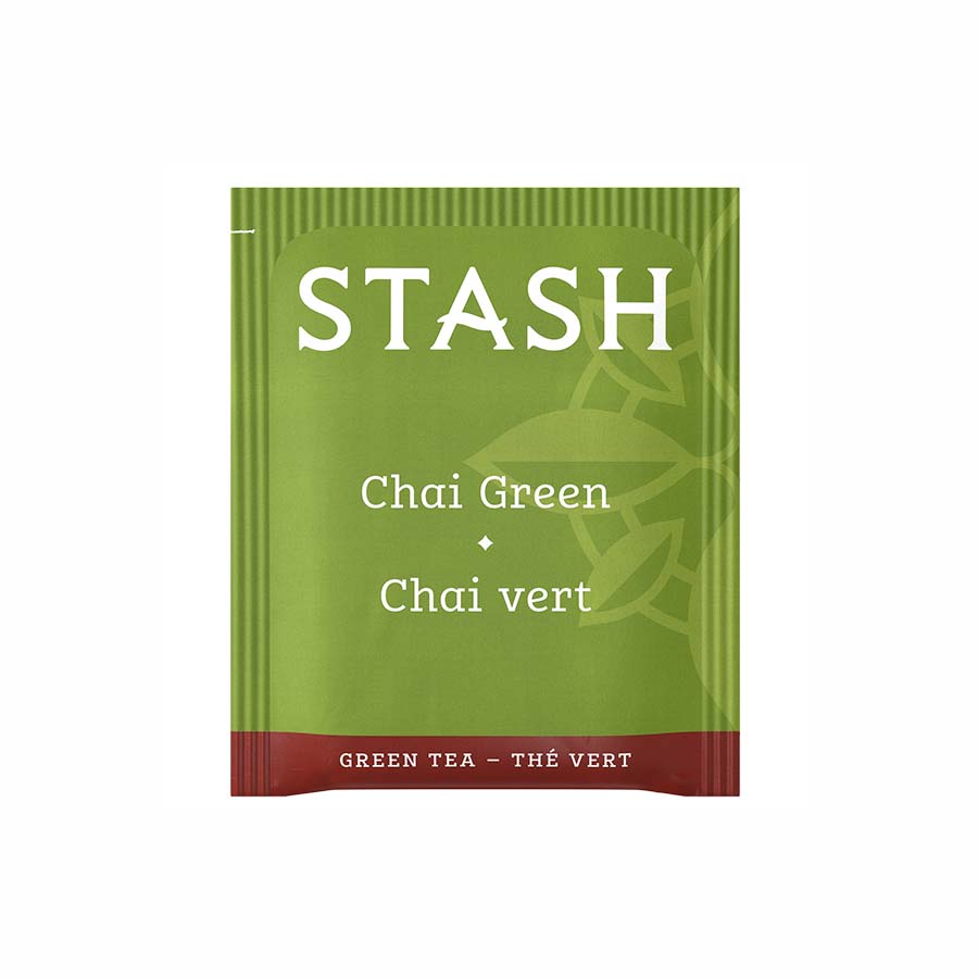 STASH TEA - PREMIUM CHAI GREEN TEA (20 TEA BAGS, 1.3 OZ)