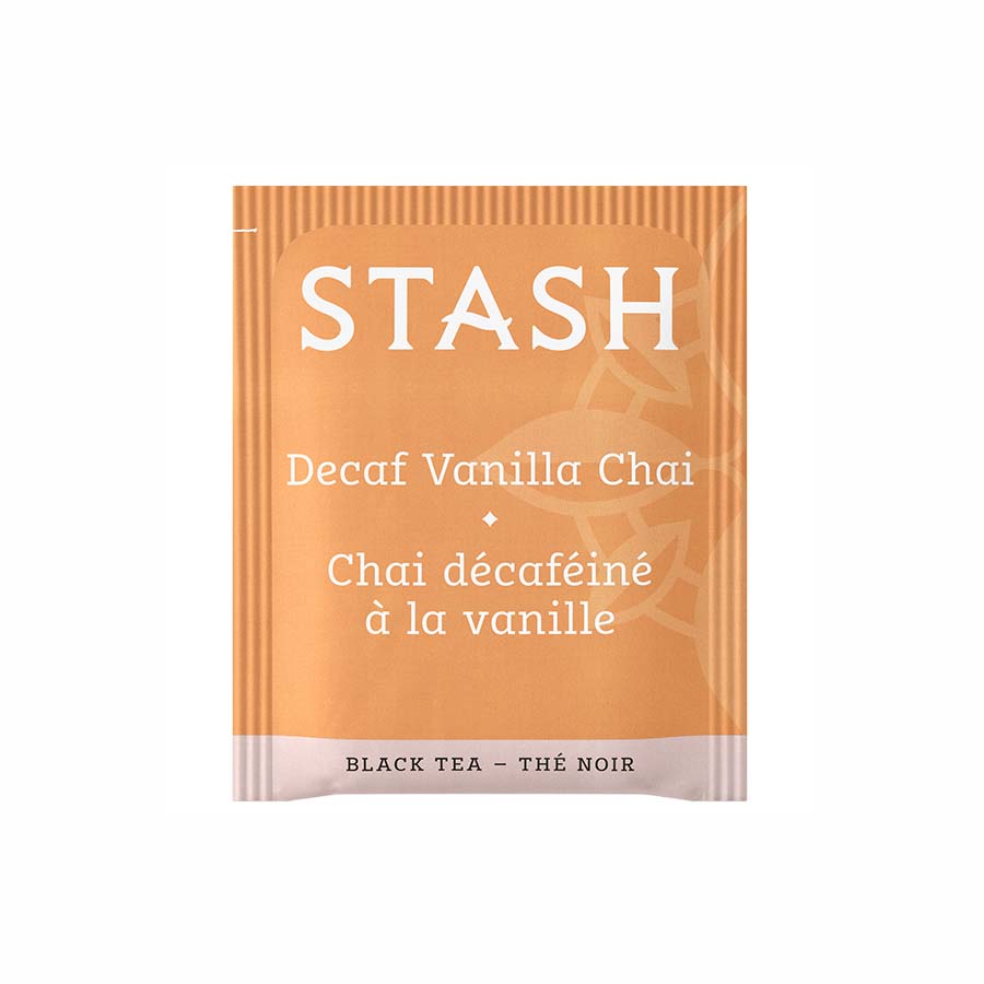STASH TEA - DECAF VANILLA CHAI TEA BAGS (18 TEA BAGS, 1.2 OZ)