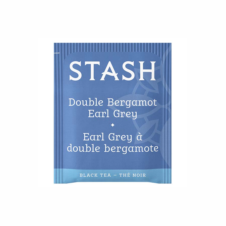 STASH TEA - DOUBLE BERGAMOT EARL GREY BLACK TEA (18 TEA BAGS, 1.1 OZ)