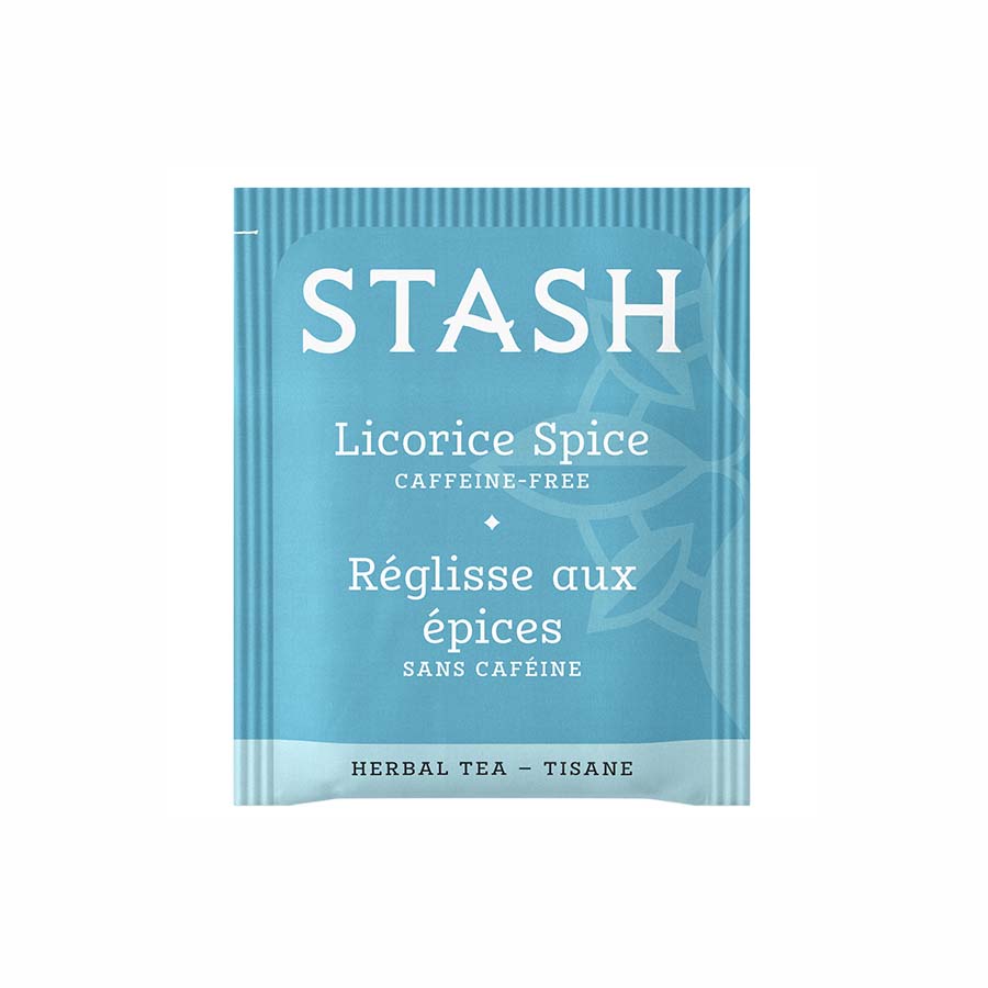 STASH TEA - LICORICE SPICE HERBAL TEA (20 TEA BAGS, 1.2 OZ)