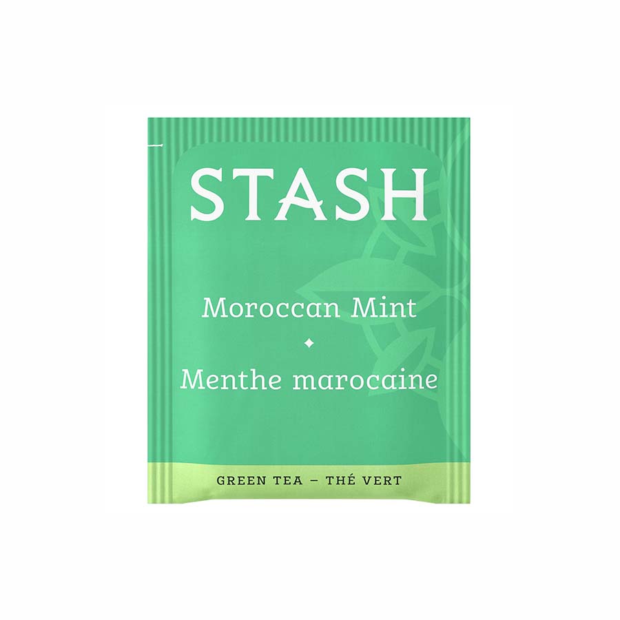 STASH TEA - MOROCCAN MINT GREEN TEA (20 TEA BAGS, 0.9 OZ)