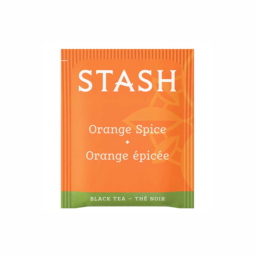 STASH TEA - ORANGE SPICE BLACK TEA (20 TEA BAGS, 1.3 OZ)