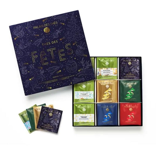 PALAIS DES THÉS - 2026 FESTIVE TEAS HOLIDAY GIFT SET (54 TEA BAG ASSORTMENT)