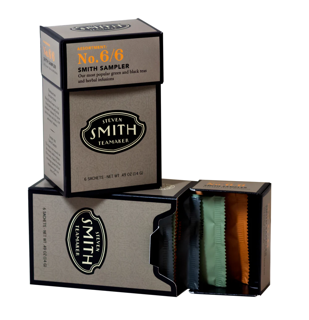 SMITH TEAMAKER - ASSORTED SAMPLER BLEND NO. 6/6 (6 TEA BAGS, 0.49 OZ)