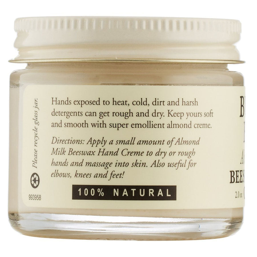 BURT'S BEES ALMOND MILK BEESWAX HAND CREME (2 OZ)