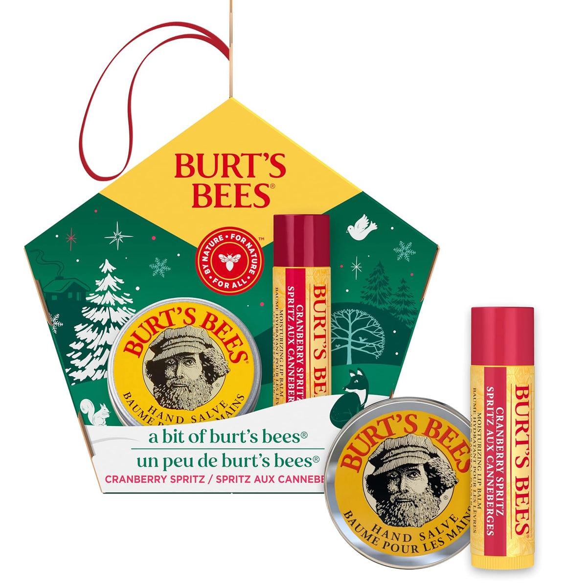 BURT'S BEES A BIT OF BURT'S CRANBERRY HOLIDAY GIFT SET