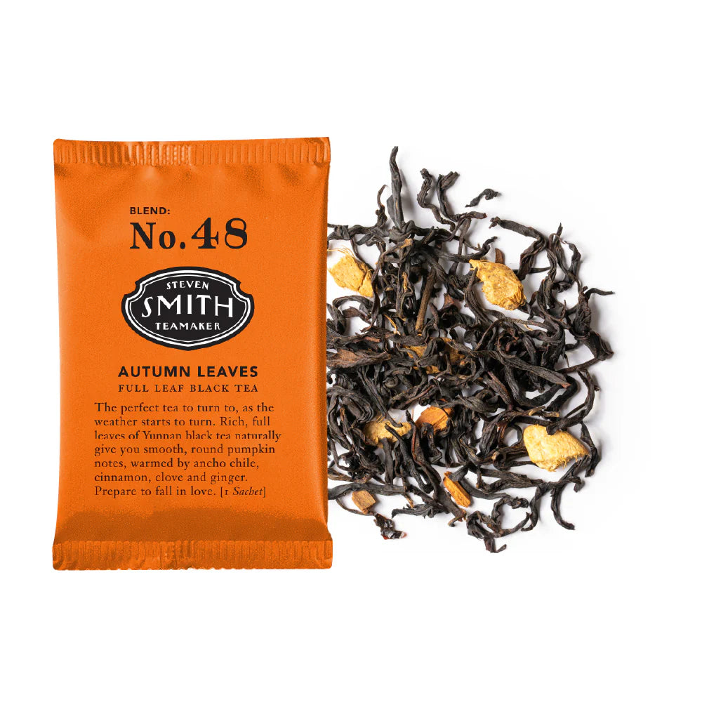 SMITH TEAMAKER - AUTUMN LEAVES BLACK TEA BLEND NO. 48 (15 TEA BAGS, 1.74 OZ)