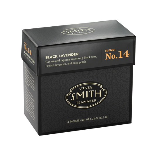 SMITH TEAMAKER - BLACK LAVENDER BLACK TEA BLEND NO. 14 (15 TEA BAGS, 1.32 OZ)