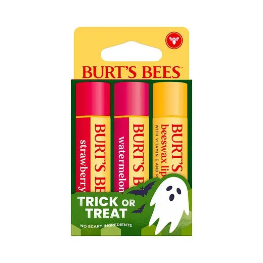 BURT'S BEES HALLOWEEN ASSORTED BEESWAX LIP BALMS (3 PACK)