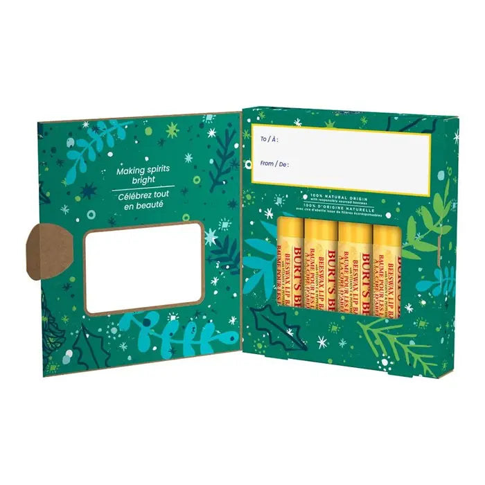 BURT'S BEES BEESWAX BOUNTY CLASSIC LIP BALM GIFT SET (4 PACK)